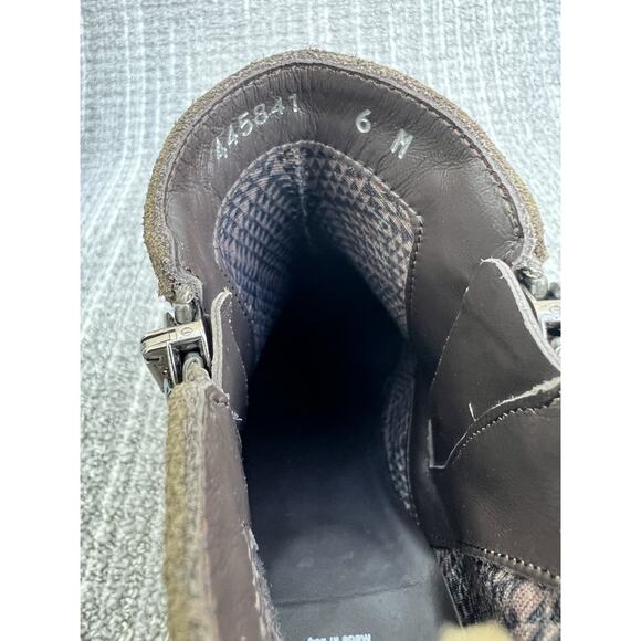 AQUATALIA Fantina Waterproof Suede Ankle Boots Olive Green Women's Size 6 US - Picture 12 of 12